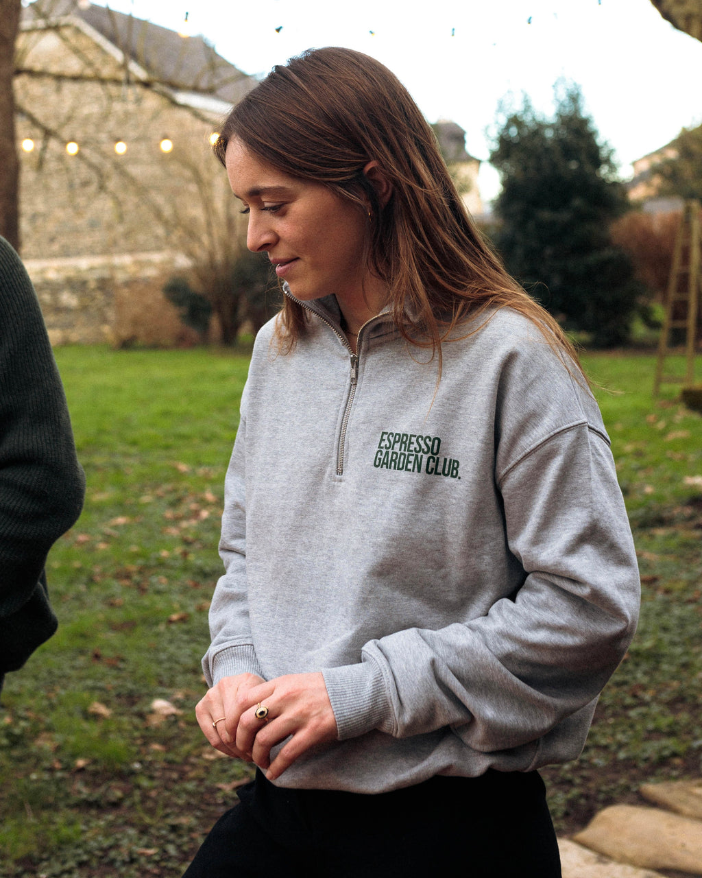 SWEATSHIRT 3/4 ZIP